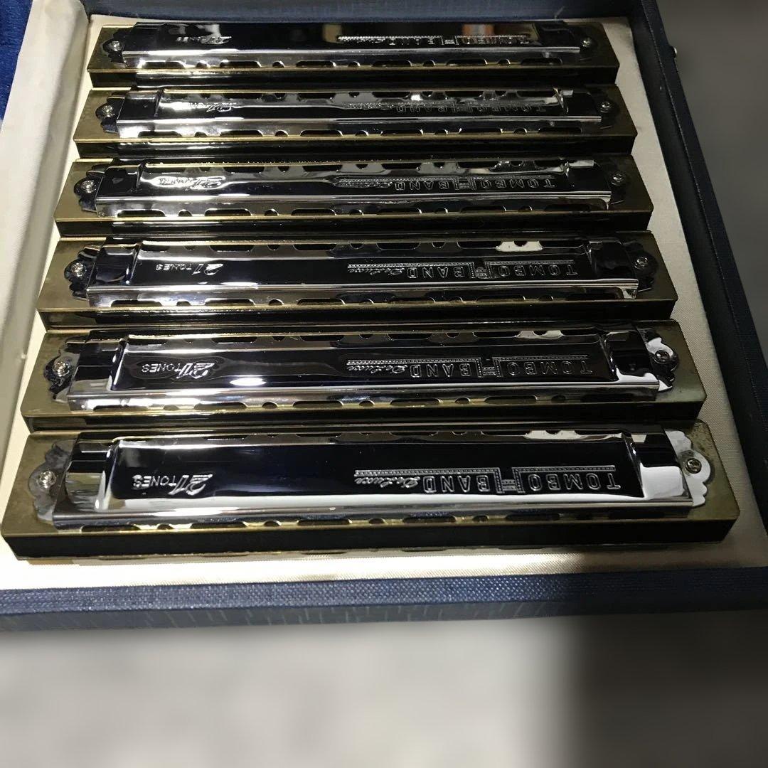 トンボ ハーモニカ TOMBO BAND Deluxe 21TONES　ケース付