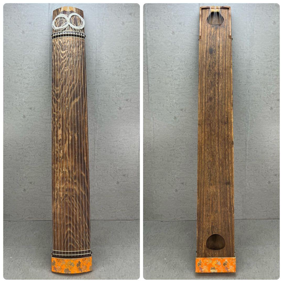 琴　高級上角作り　13弦　すだれ彫り　琴柱　爪　和楽器　弦楽器　初心者　練習