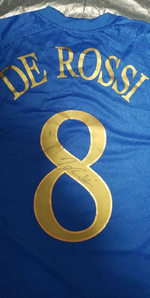 デ・ロッシ　ダニエレ・デ・ロッシ　ダニエレデロッシ　直筆サイン　サイン　ユニフォ