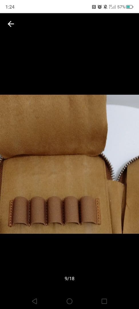 ほつれあり　ガレンレザー　10本差し　GALEN LEATHER