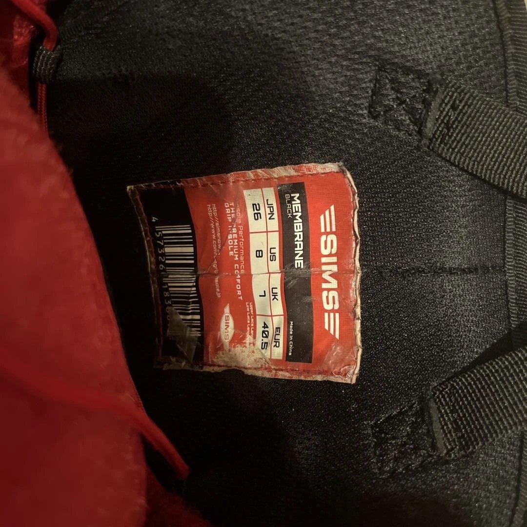 SIMS MEMBRANE スノボ　ブーツ　26.0cm