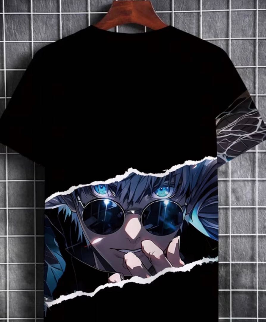 五条悟Tシャツ ブラック