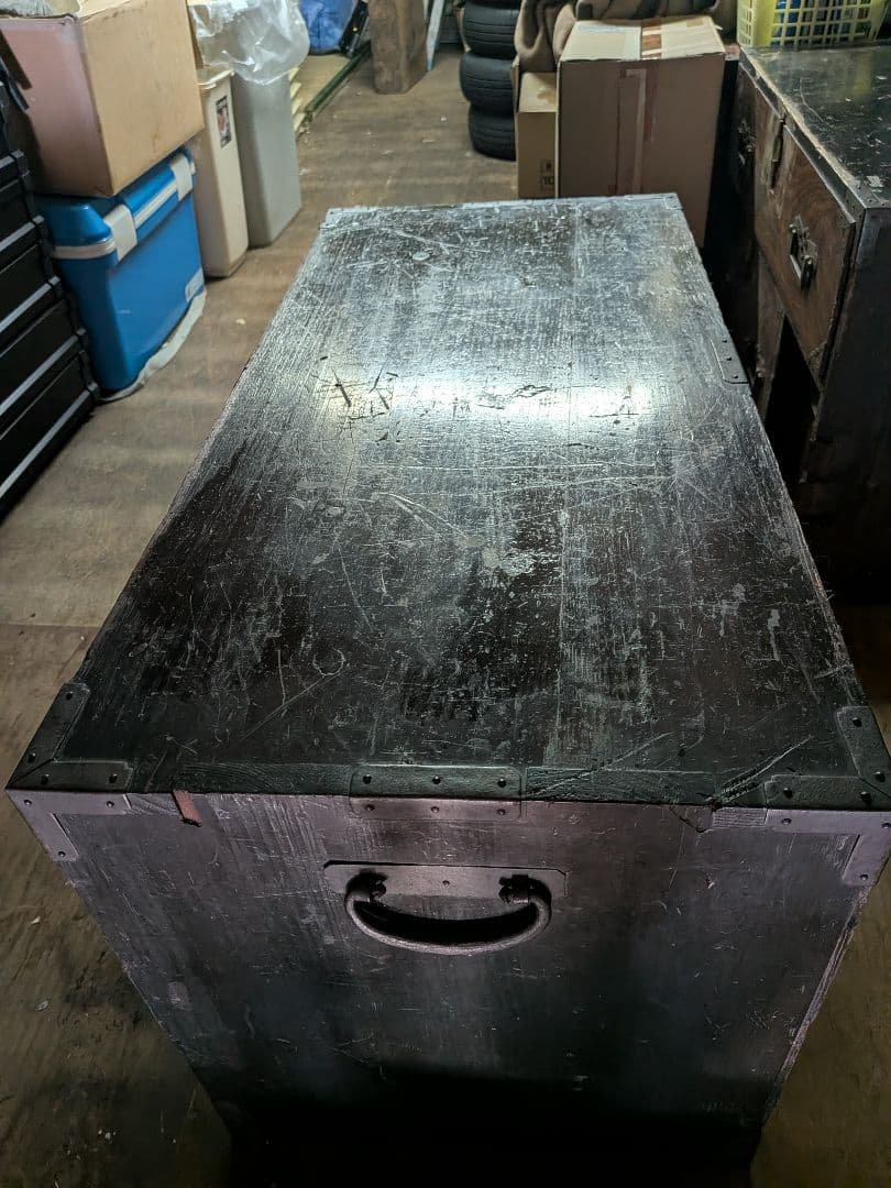 前欅庄内箪笥　時代箪笥船箪笥和箪笥和家具アンティーク骨董　今週末取り下げ予定