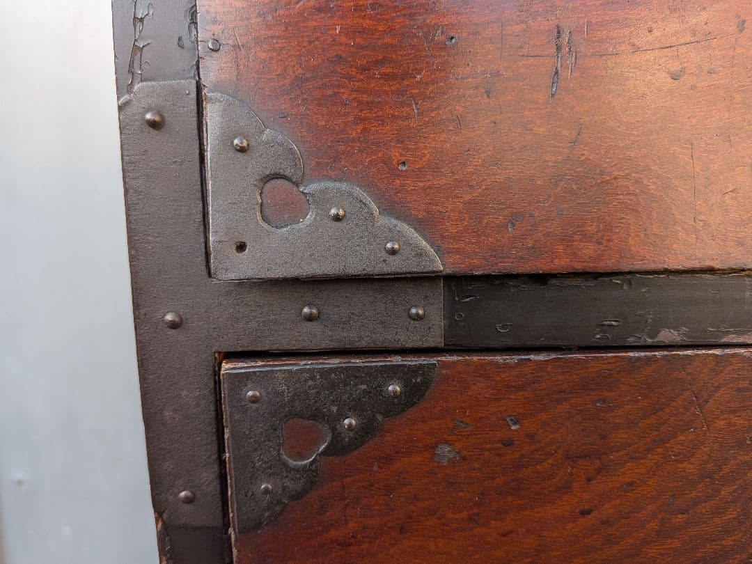 前欅庄内箪笥　時代箪笥船箪笥和箪笥和家具アンティーク骨董　今週末取り下げ予定