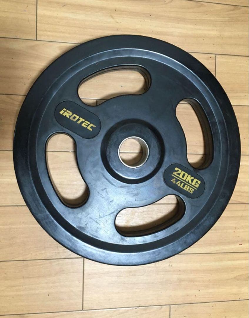 ②アイロテックIROTEC プレート20kg x 1枚穴径50mm(同時購入)