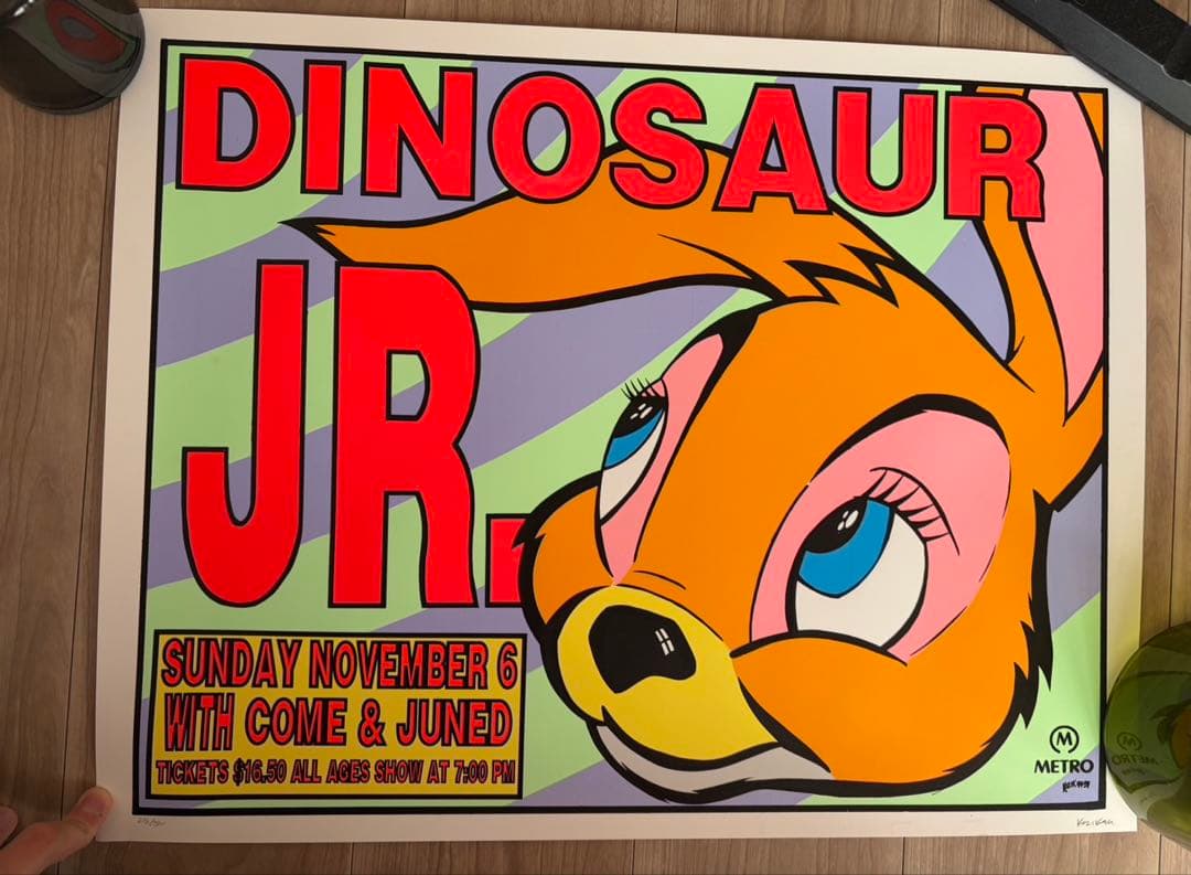 dinosaur jr シルクスクリーン frank kozik