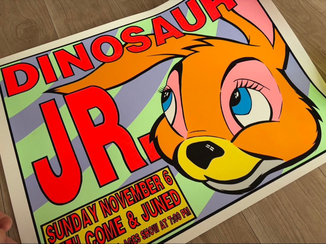 dinosaur jr シルクスクリーン frank kozik