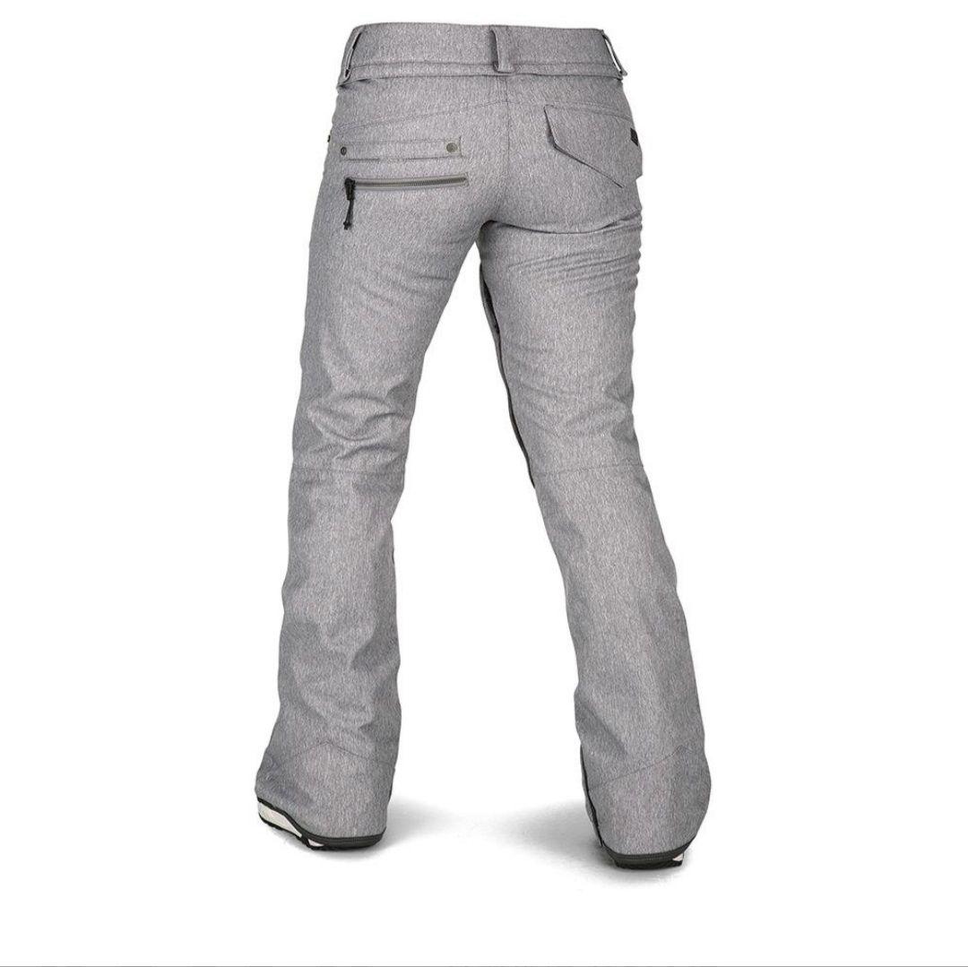 VOLCOM ボルコム スノーボード パンツ レディース グレー グレイ 無地L