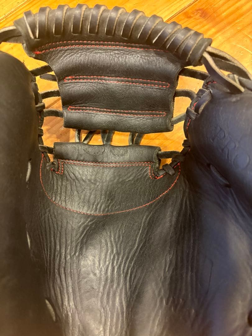 ハタケヤマPRO-JC8キャッチャーミット　黒　即戦力　少年用