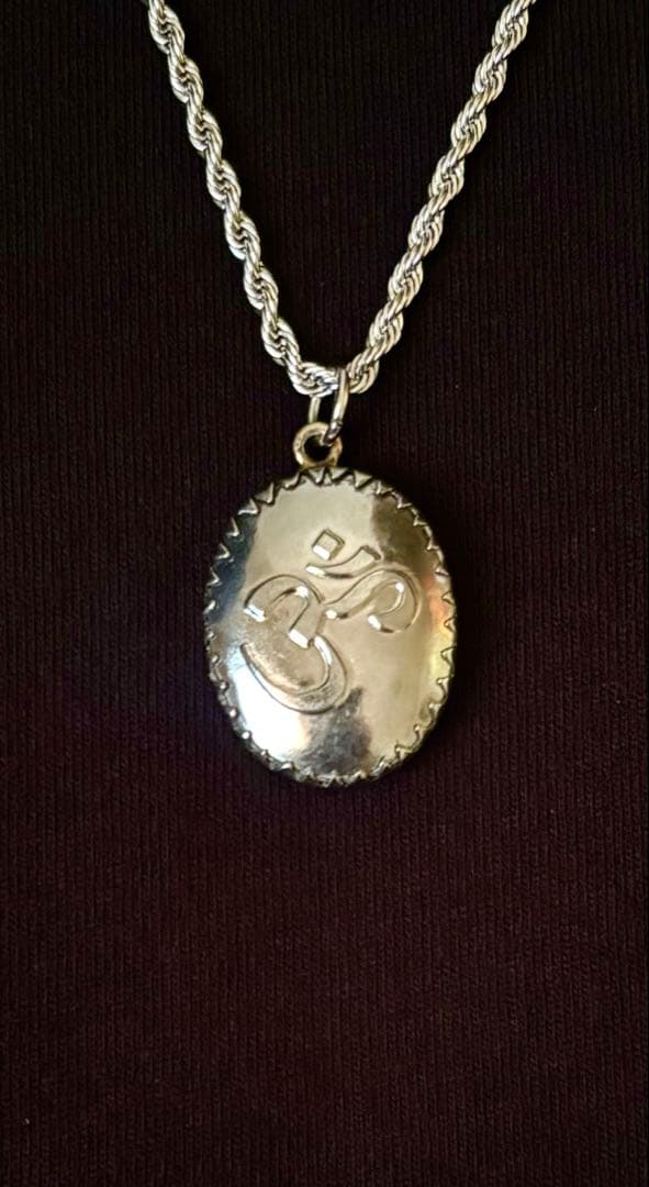 【レア柄】藤井風さん　オームペンダント シヴァ神〈ブルー〉