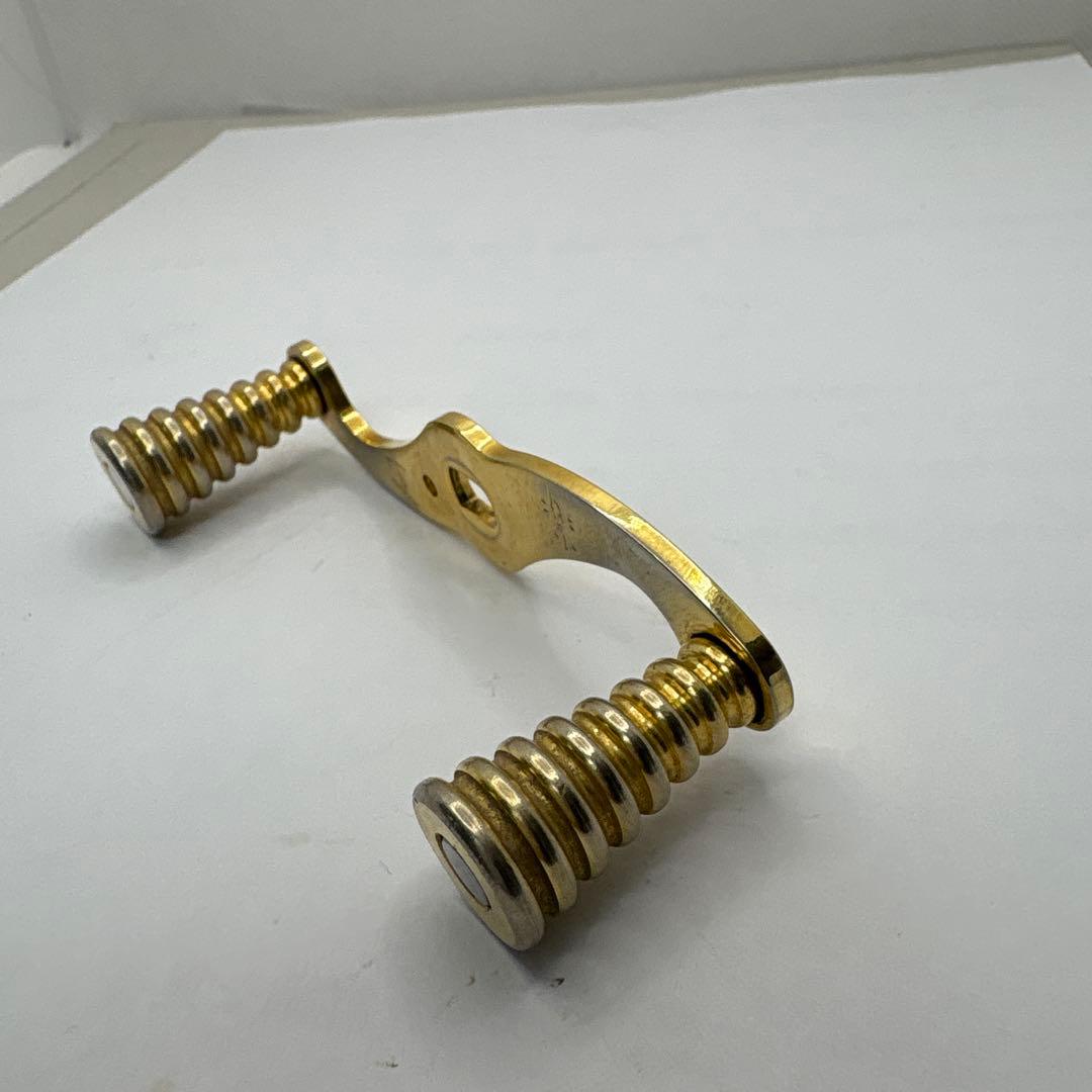 と*ま様 ベイトリールハンドル セット シルバー ゴールド