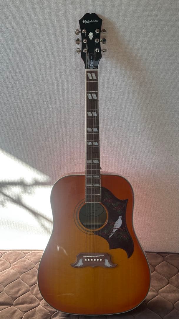 Epiphone DOVE PRO エレアコ Fishman搭載 弦高低め