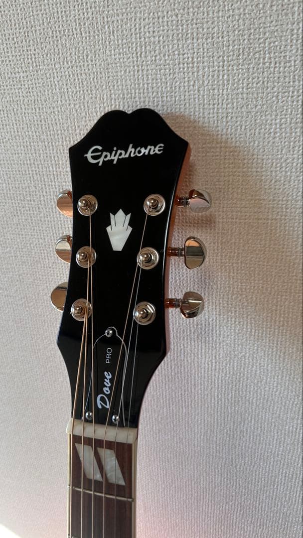 Epiphone DOVE PRO エレアコ Fishman搭載 弦高低め
