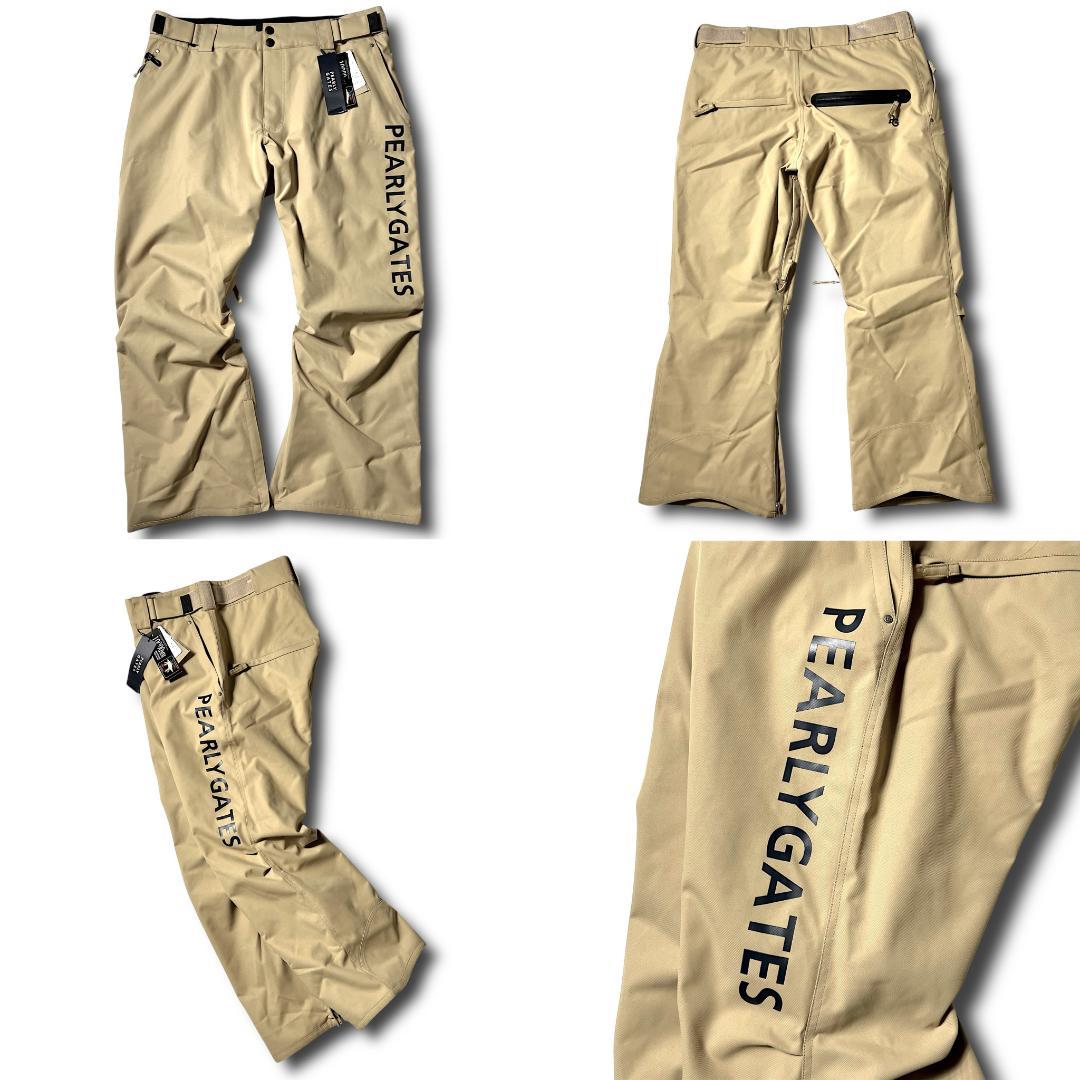 ベージュ パーリーゲイツ 定価10.4万 防水防風 上下セット スノーウェア L