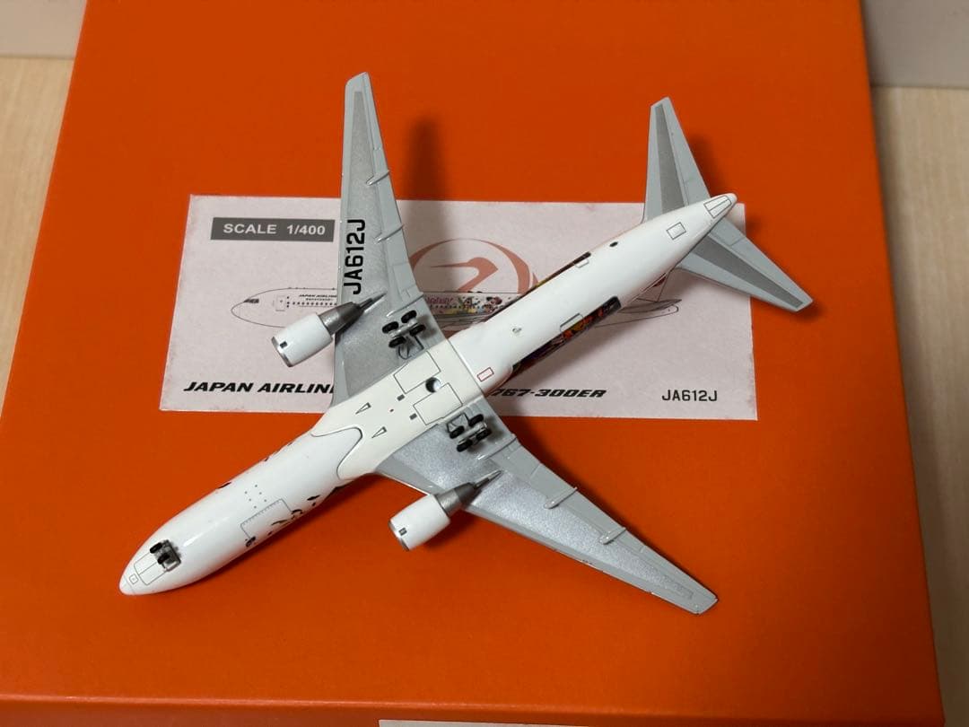 シ*イ様 JCWINGS 1/400 B767-300ER JA612J JAL