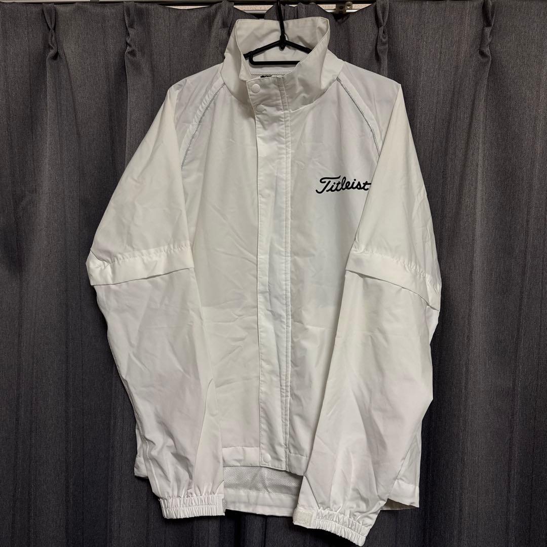 【美品】Titleist レインウェア 上下 セットアップ ブラック ホワイト