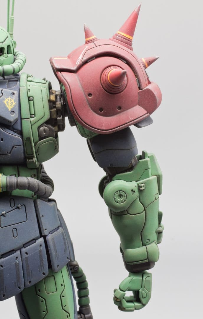 「復讐のレクイエム」HG 1/144 ザクII F型チャブス機　全塗装 完成品