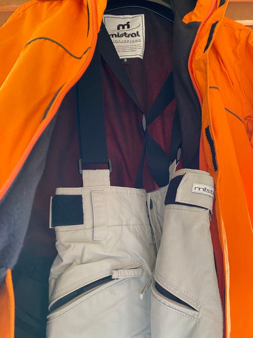 mistral スノーボードウェア Sサイズ オレンジ