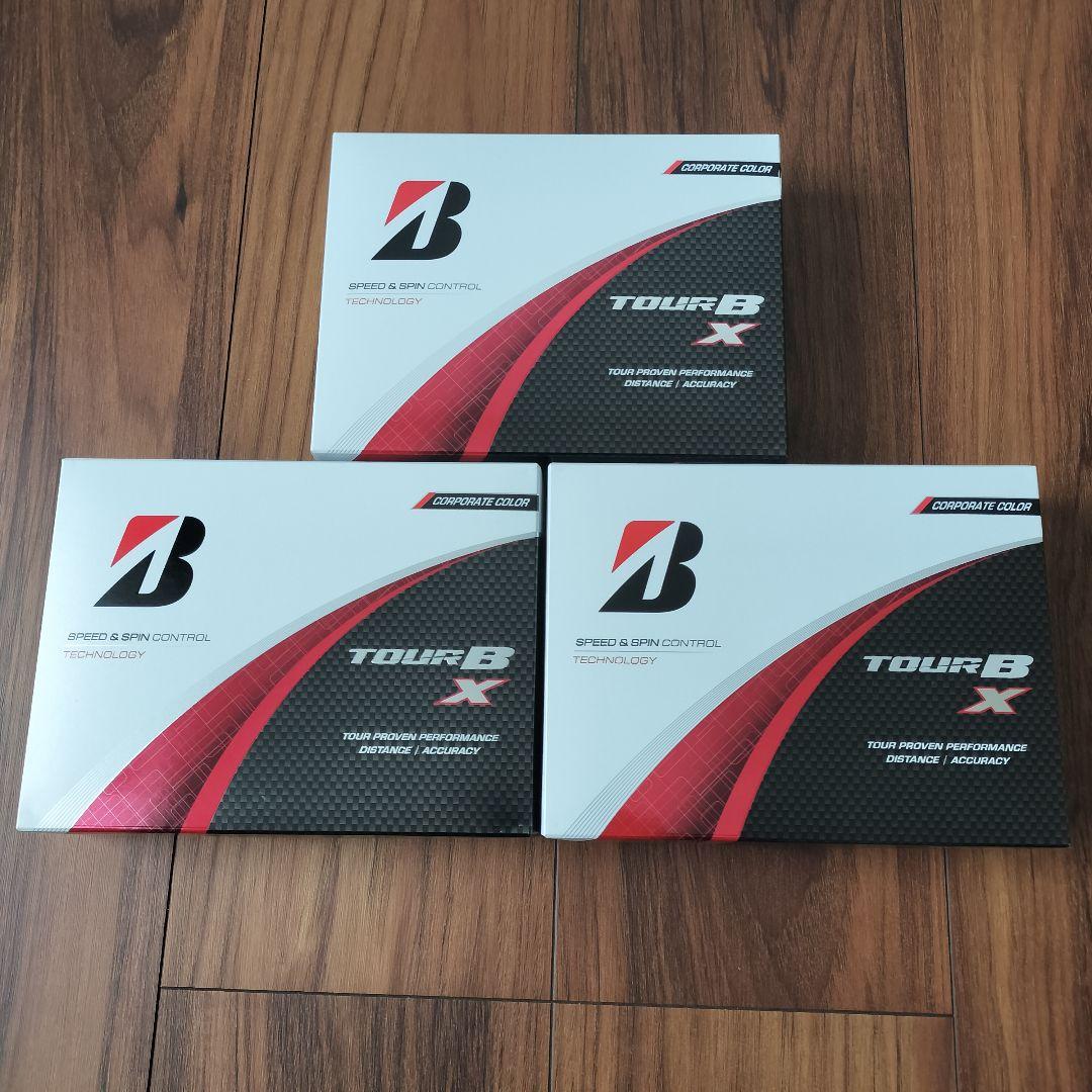 ブリジストン ゴルフボール TOUR B X 3ダース コーポレートカラー