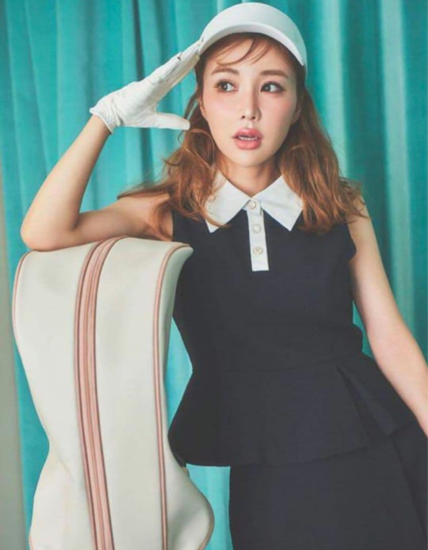 新品未使用 タグ付 eimy golf / エイミーゴルフ　ツイードセットアップ