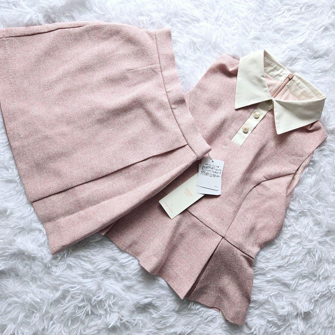 新品未使用 タグ付 eimy golf / エイミーゴルフ　ツイードセットアップ