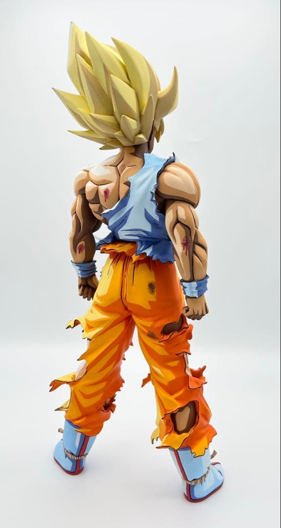 ドラゴンボール　フィギュア　伝説の超サイヤ人　孫悟空　リペイント　二次元彩色