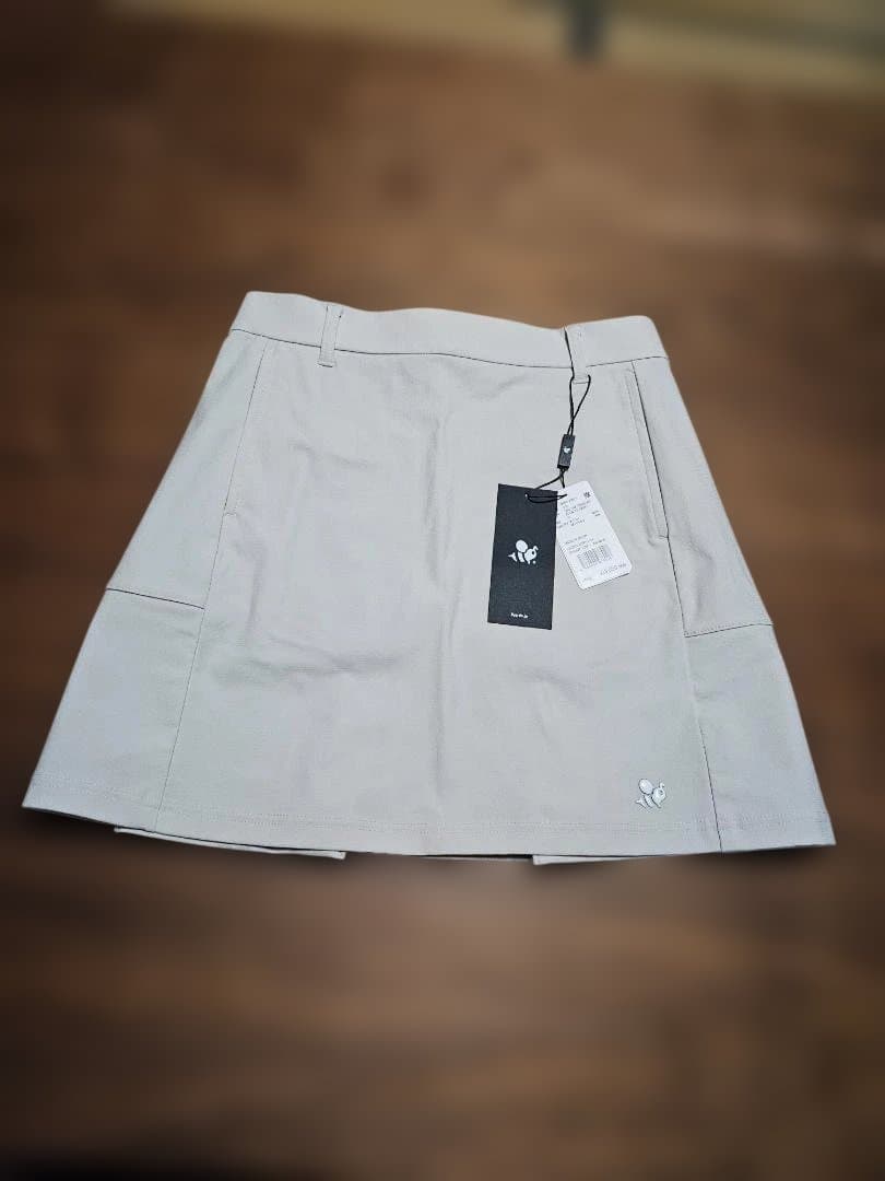 8Yardプリーツスカート Mサイズ ベージュ