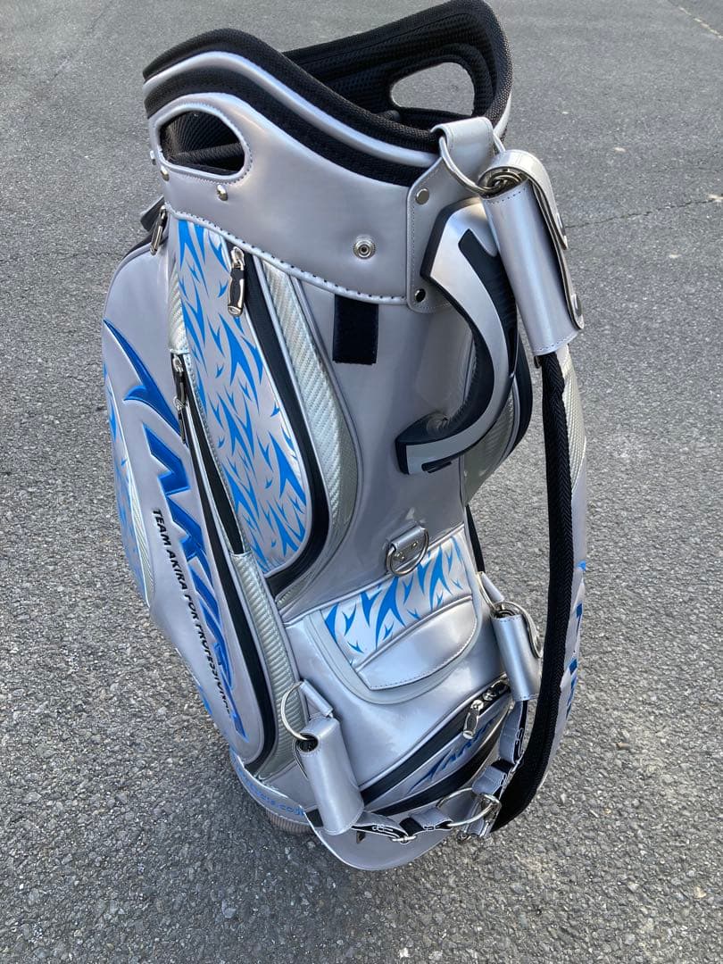 アキラプロダクツ キャディバッグ 10インチ 大型 ツアーバッグ