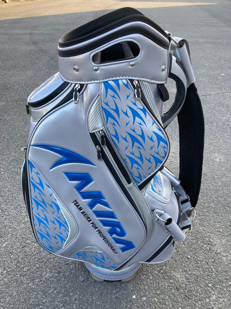 アキラプロダクツ キャディバッグ 10インチ 大型 ツアーバッグ