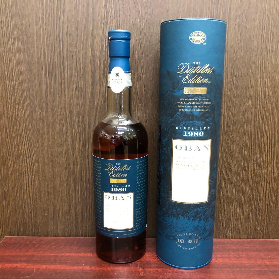 オーバン ダブルマチュアード シングルモルト 1980年 700ml 43%