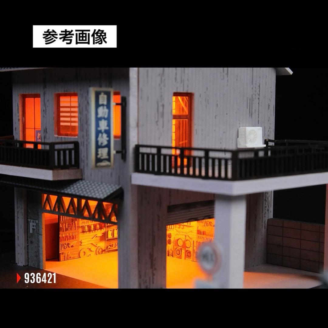 1/64 ガレージ　自動車修理　模型　moreart ホットウィール　115