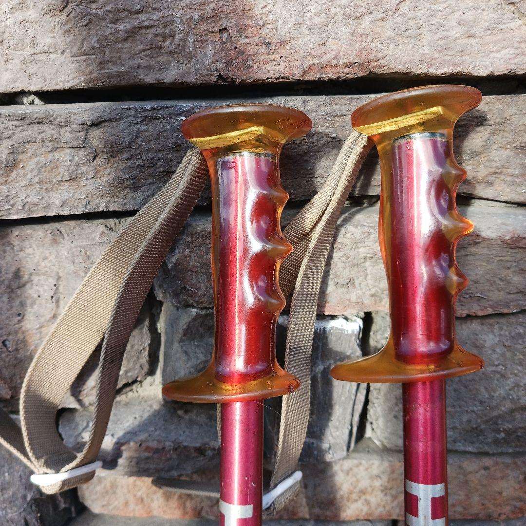 アンティーク　スキー・ストックセット　オガサカ　マーカー