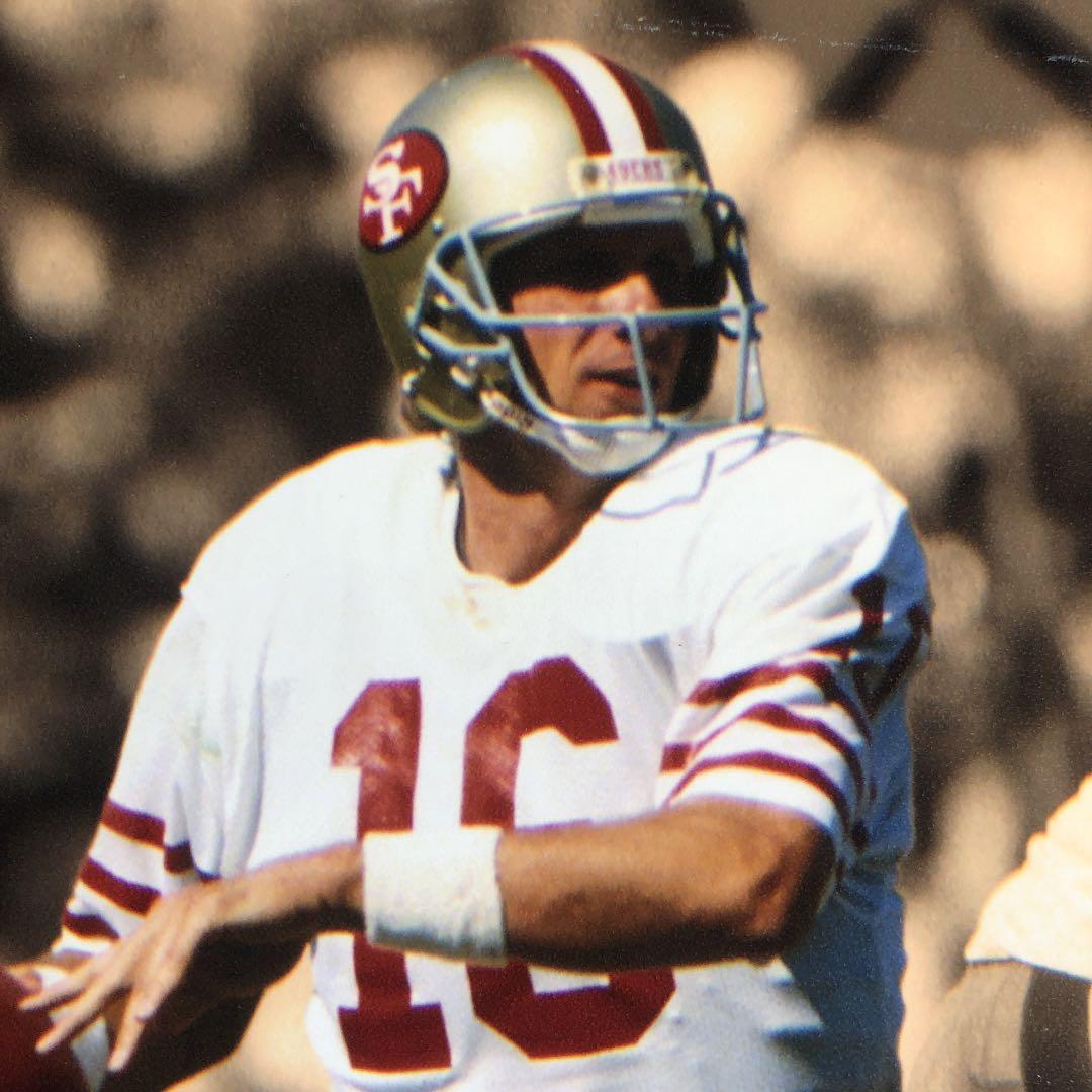 ジョー・モンタナ　直筆サイン　NFL