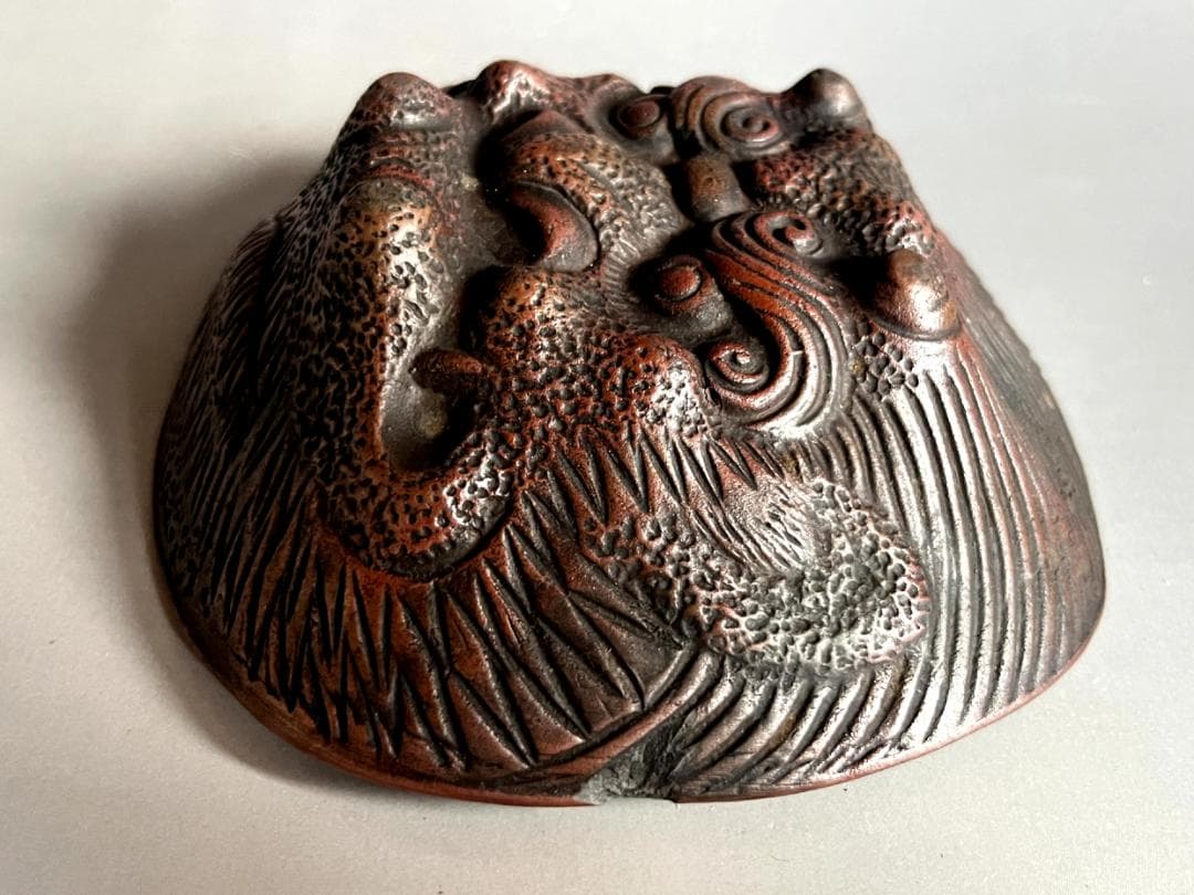 盃■覗きお福と裏鬼 酒器 酒杯 皿 平鉢 飾皿 古美術 時代物 骨董品■