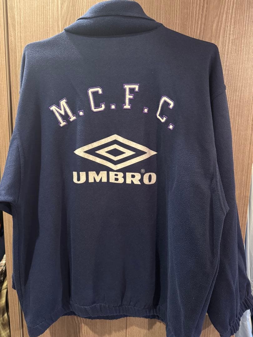 激レア 90s UMBRO マンチェスターシティ ドリルトップ型 スウェット