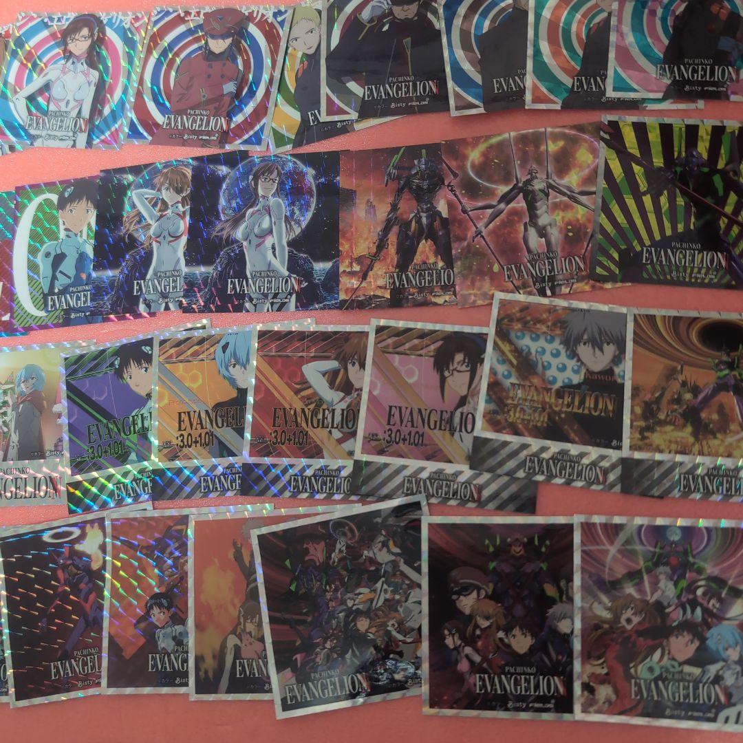 エヴァンゲリオントレーディングステッカー　パチンコ　４９種類　シンジ　レイ　マリ