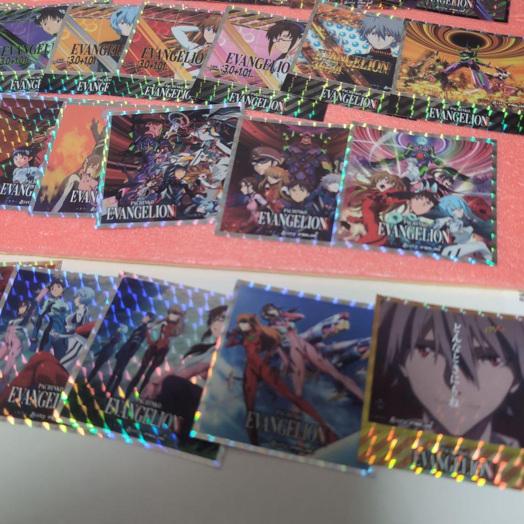 エヴァンゲリオントレーディングステッカー　パチンコ　４９種類　シンジ　レイ　マリ