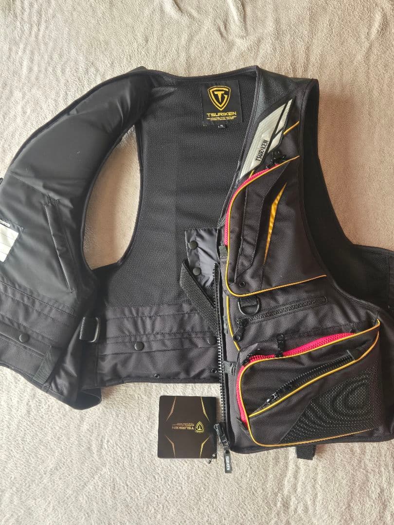 ★【新品】釣研 フローティングベスト　TV222 XL