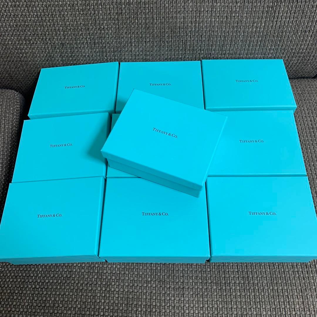 国内現行品　ティファニーブレスレット　空箱　アクセサリー小物入れ　10個セット
