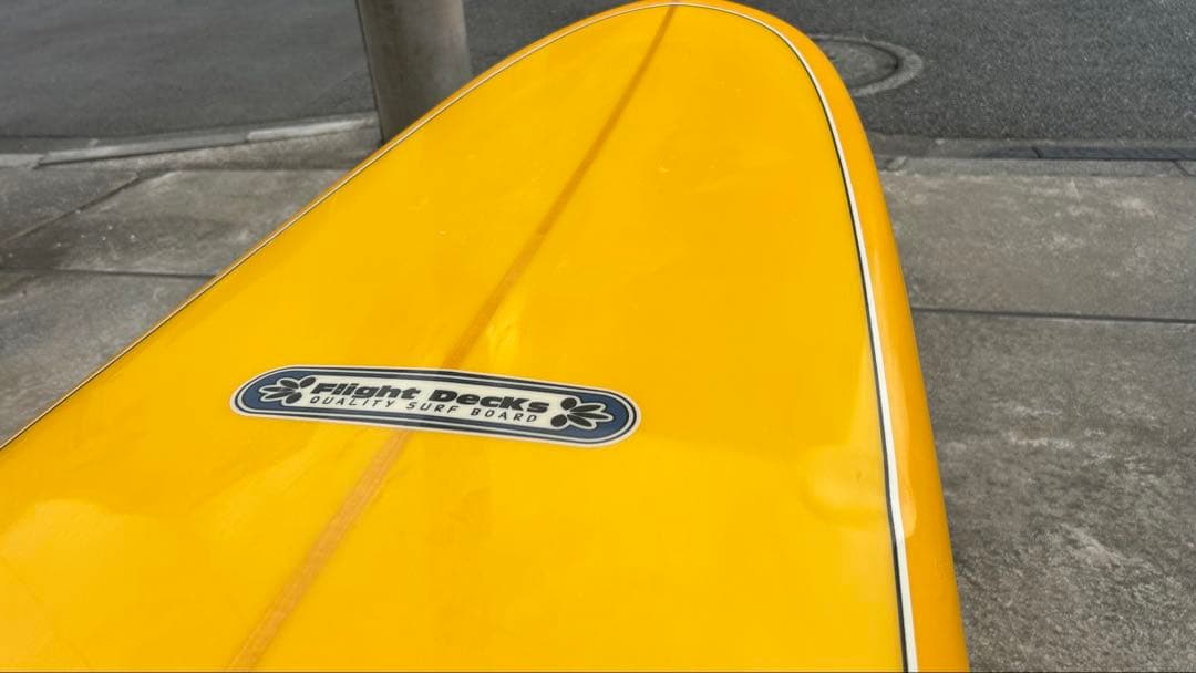 ロングボード　9’6 Flight decks シングルスタビ