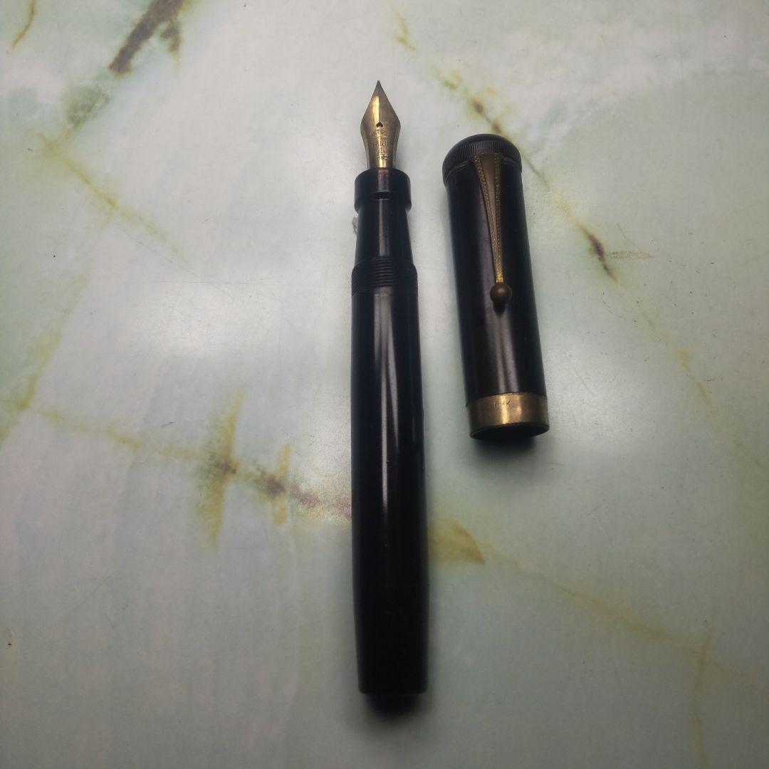 レトロ万年筆 K14のペン先[FUJI]の刻印有り