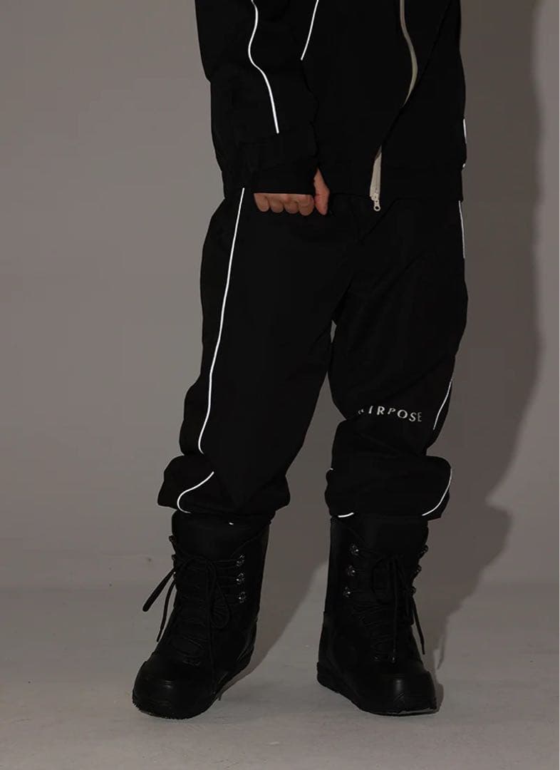 スノボウェア S ブラック 上下 セットアップ 韓国