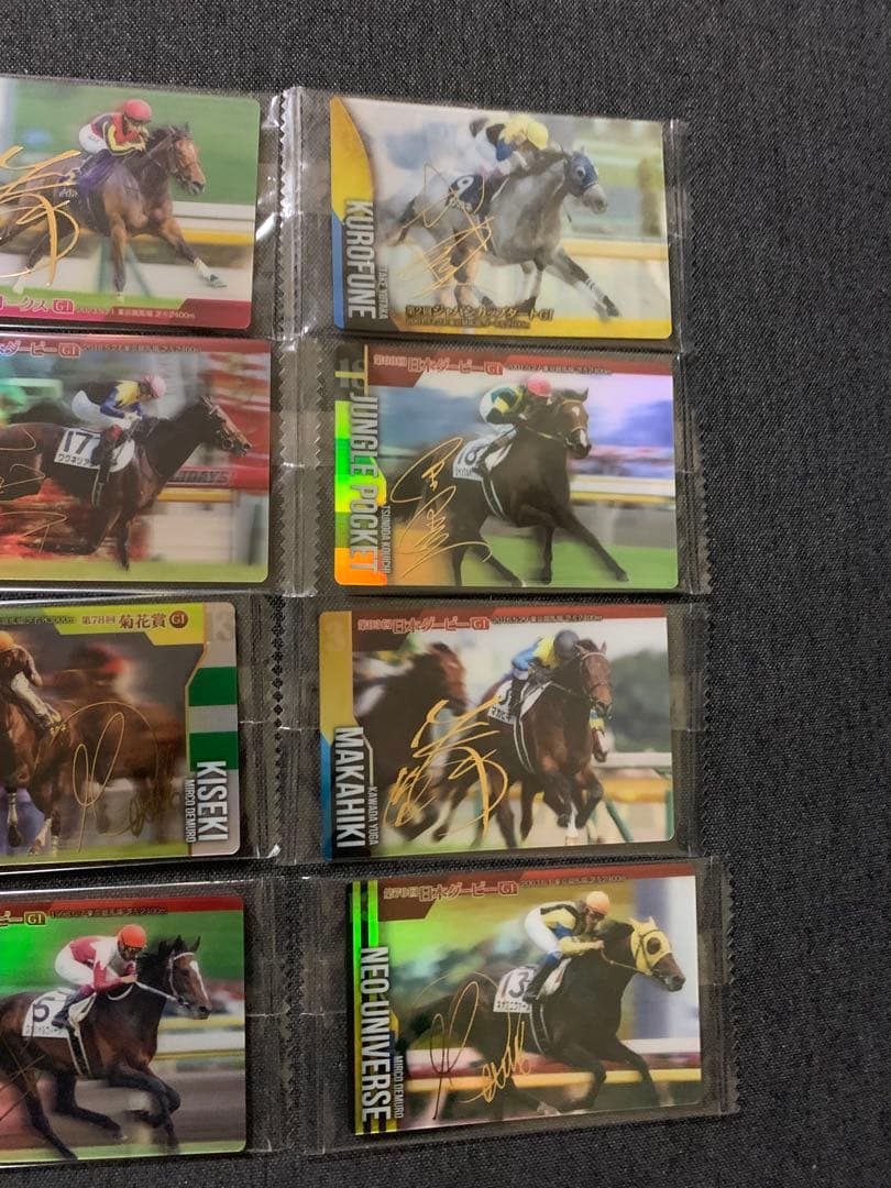 第1弾　サイン入り　12種12枚　サラブレッドホースコレクション