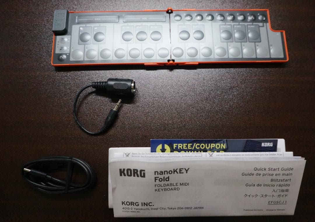 KORG nanoKEY Fold 折りたたみ式MIDIキーボード