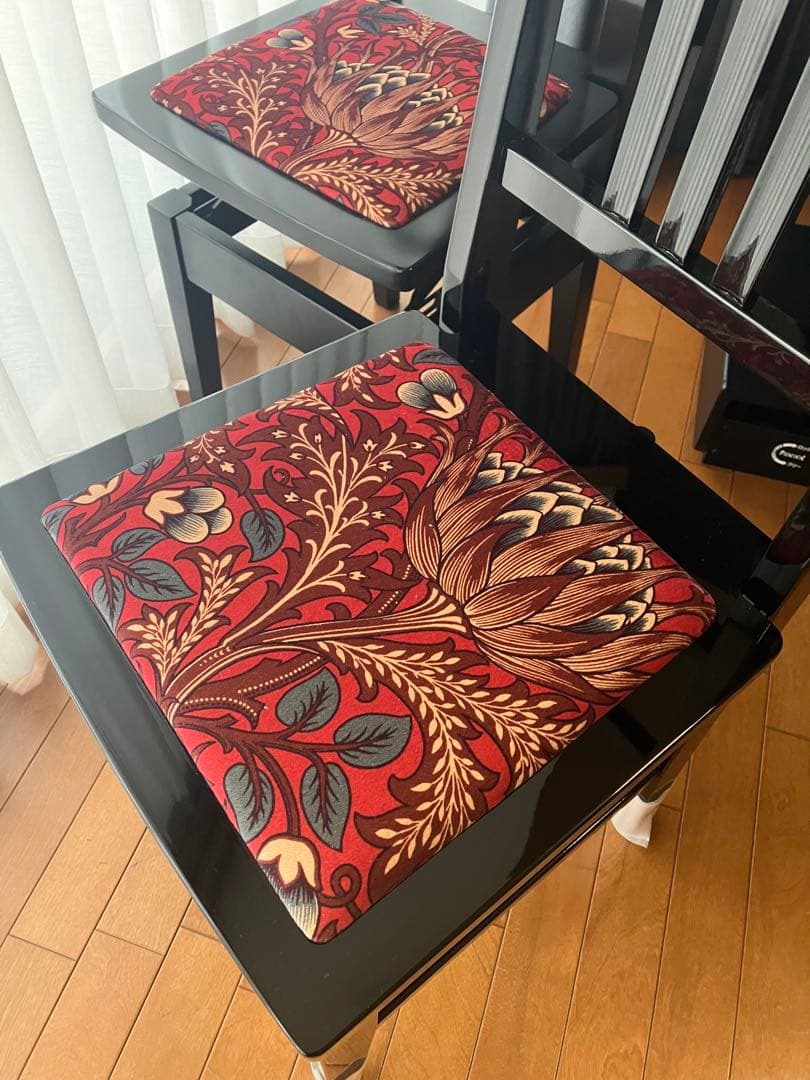 ピアノ椅子No.5(座面生地特注) トムソン椅子