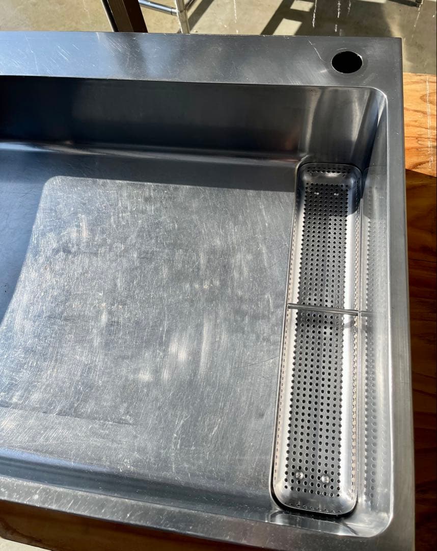 ステンレス1槽シンクトップ 流し台 780×600×250