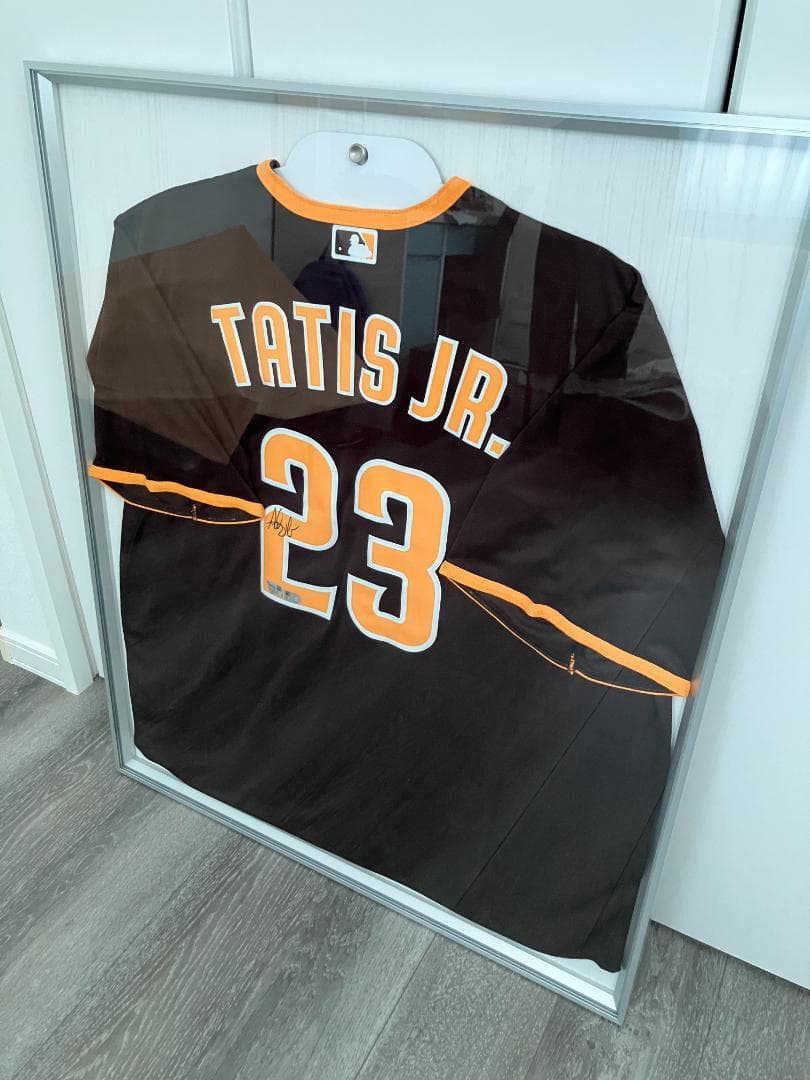 PADRESタティス Jr サイン ユニフォーム Fanatics フレーム付