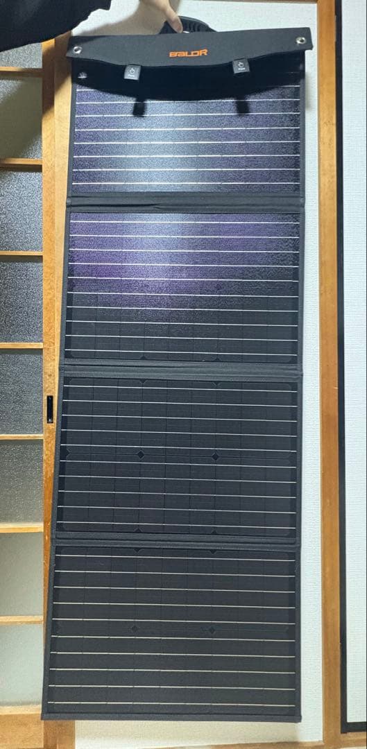 BALDR ソーラーパネル 120W【1度使用のみ】