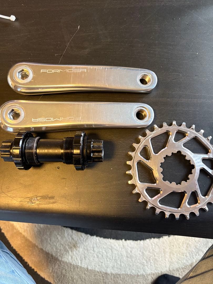 FORMOSA クランクアーム 165mm チェーンリング 30t BB セット