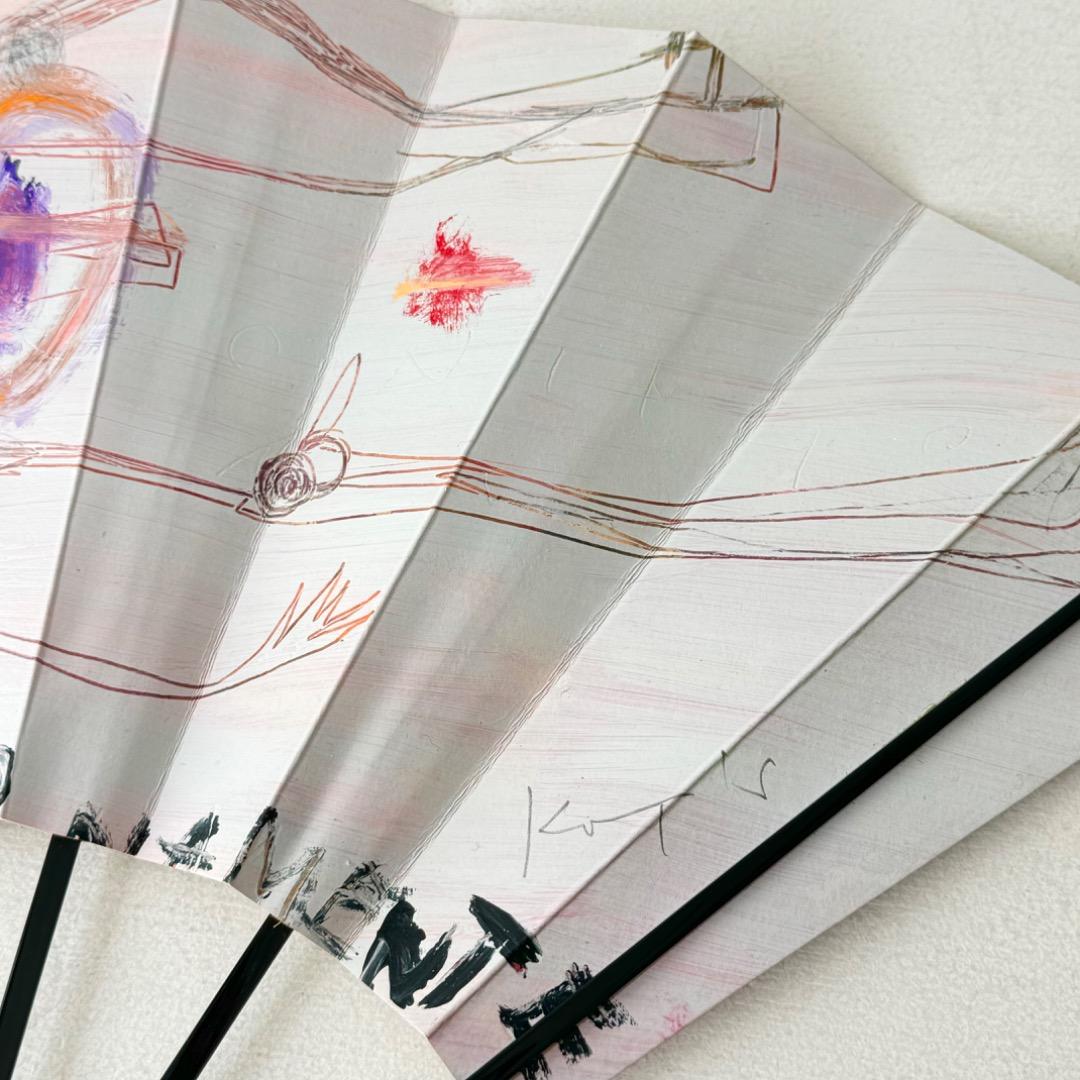 【師鯉江良二】中島勝乃利『eternamente 永遠に②』飾扇（宮脇売扇庵仕）